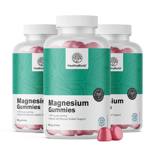 3x Magnesium 165 mg, totaal 270 gummies