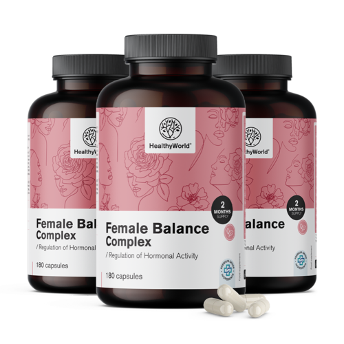 3x Female Balance – complex voor vrouwen, totaal 540 capsules