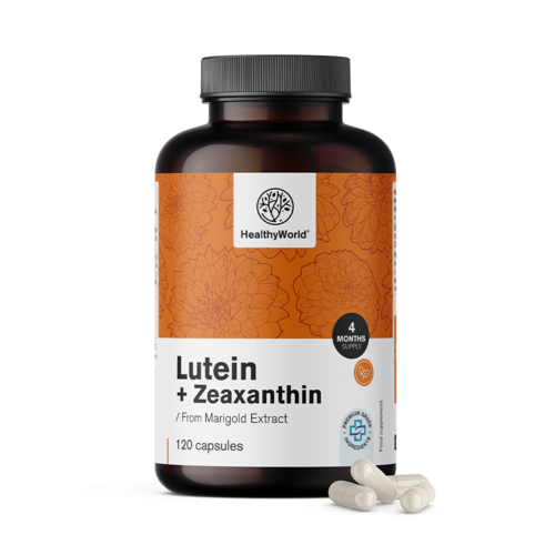 Luteïne + zeaxanthine, 120 capsules