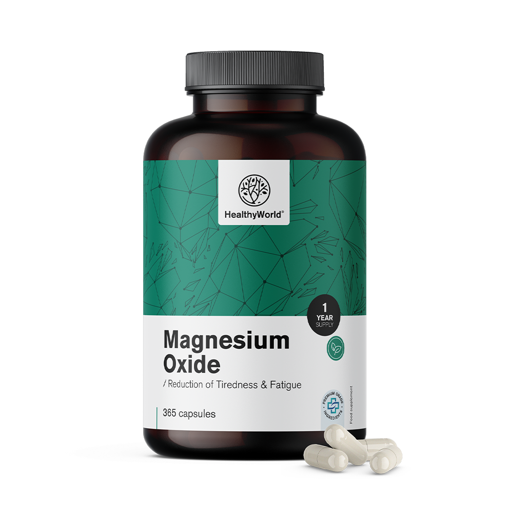 Magnesiumoxide 400 mg.