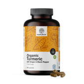 BIO Kurkuma 480 mg - met gember en zwarte peper, 365 capsules