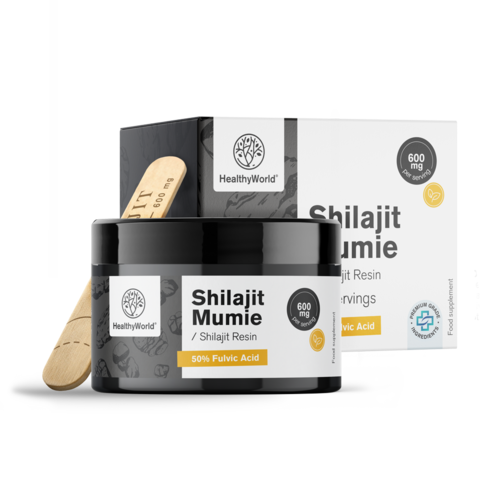Shilajit Mumie 600 mg - hars, 30 g