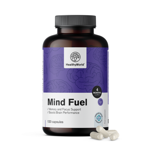 Mind Fuel - geheugen en concentratie, 120 capsule