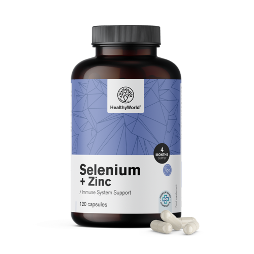 Selenium + zink, 120 capsules