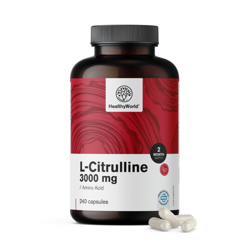 L-citrulline 3000 mg, 240 capsules