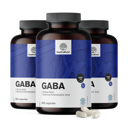3x GABA 3000 mg, totaal 960 capsules
