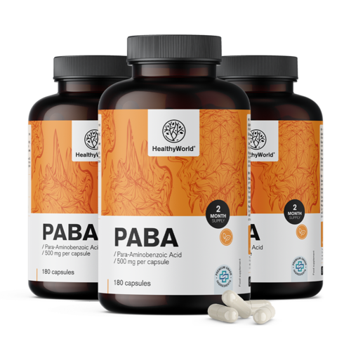 3x PABA 500 mg, totaal 540 capsules