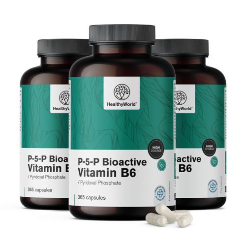 3x P-5-P - Bioactieve vitamine B6, totaal 1095 capsules