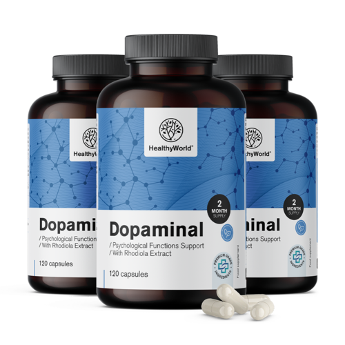 3x Dopaminal – Dopamine Support, totaal 360 capsules