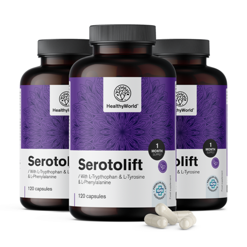 3x Serotolift – serotonine ondersteuning, totaal 360 capsules