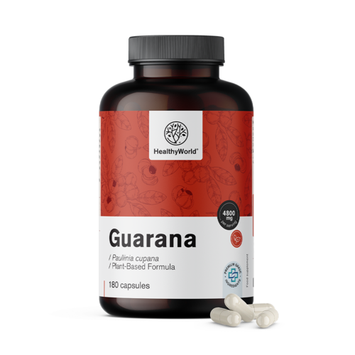 Guarana 4800 mg, 180 capsules