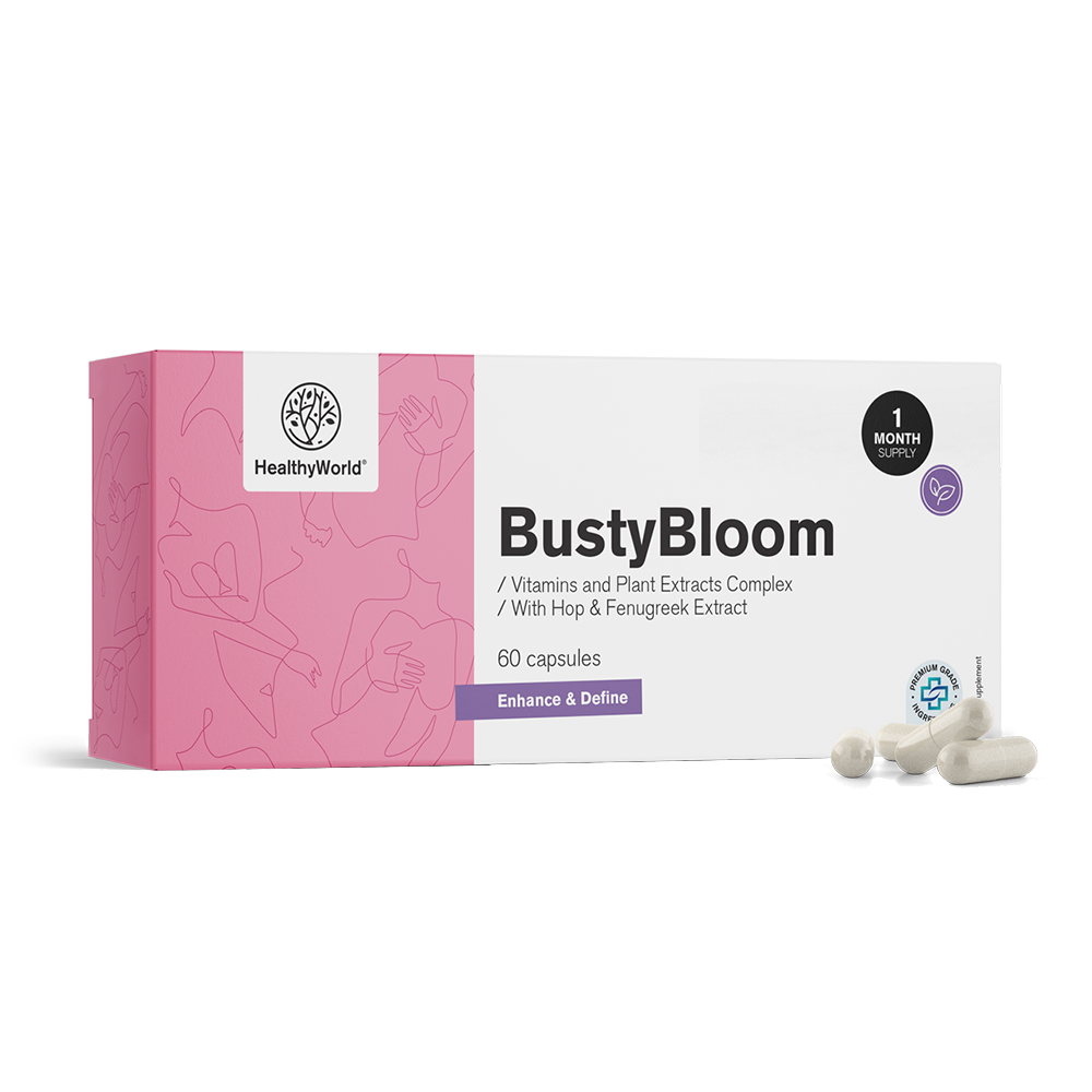 BustyBloom – complex van vitamines en plantenextracten.
