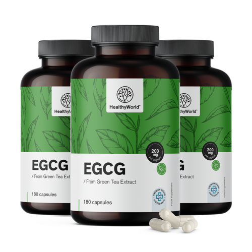 3x EGCG – uit groene thee-extract, totaal 540 capsules