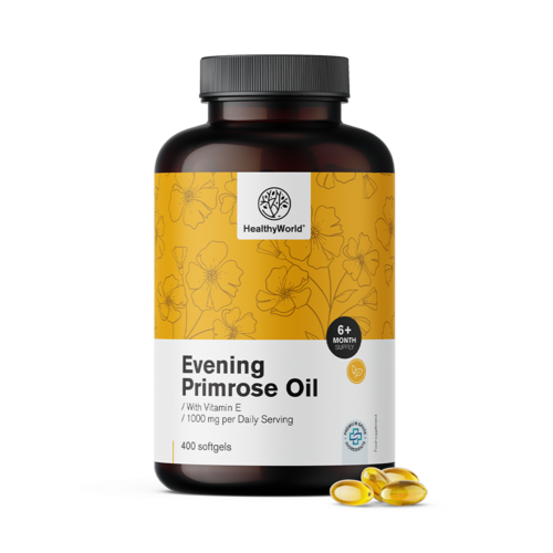 Teunisbloemolie 1000 mg, 400 softgels