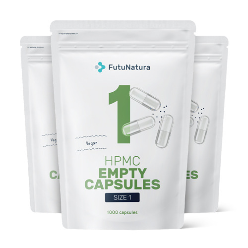 HPMC veganske kapsule, velikost 1