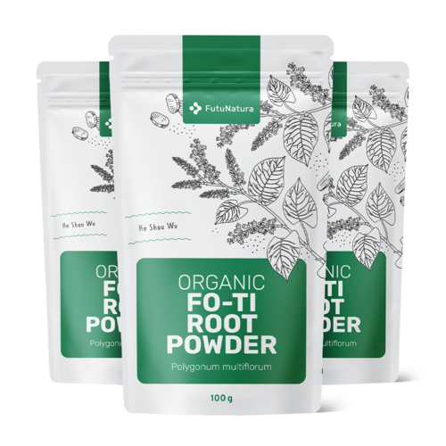 3x BIO Fo-Ti (He Shou Wu) – poeder, totaal 300 g