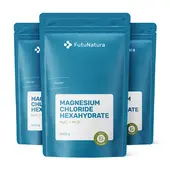 3x Magnesiumchloride in poedervorm, totaal 3000 g