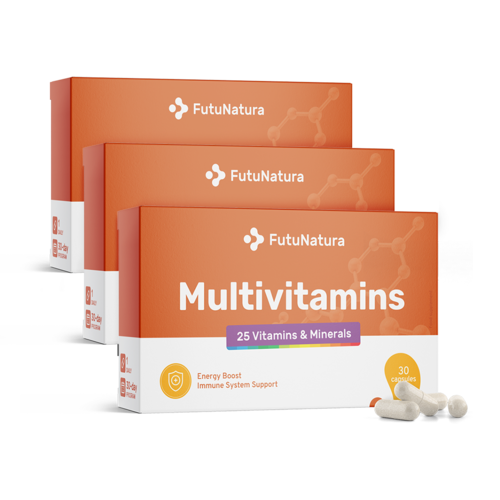 3x Multivitaminen, totaal 90 capsules