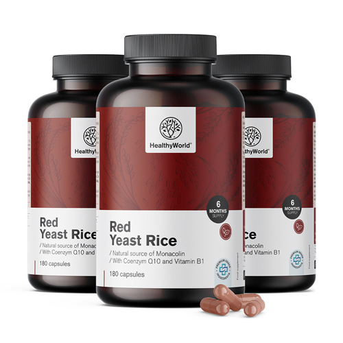 Rode gist rijst 250 mg in capsules
