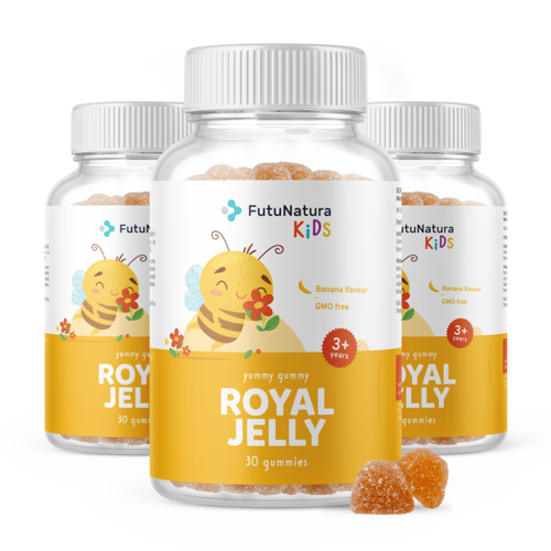 3x ROYAL JELLY – Gummies voor kinderen met koninginnengelei, totaal 90 gummies