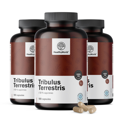 3x Tribulus – Maltezer kruis 1920 mg, totaal 540 capsules