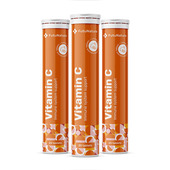 3x Vitamine C – bruistabletten, 20 bruistabletten