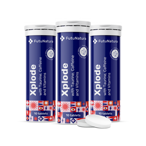3x Xplode – bruistabletten, totaal 30 bruistabletten