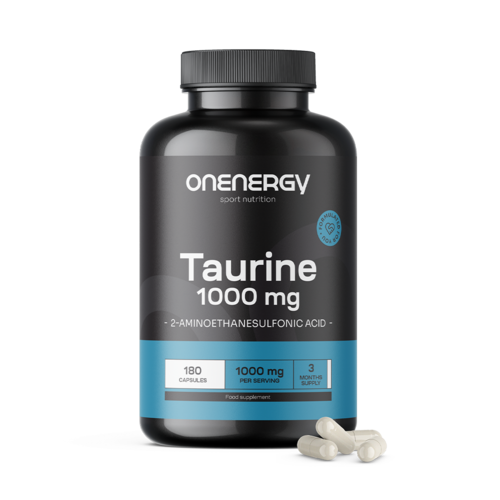 Taurine 1000 mg, 180 capsules