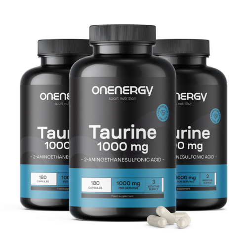 3x Taurine 1000 mg, totaal 540 capsules