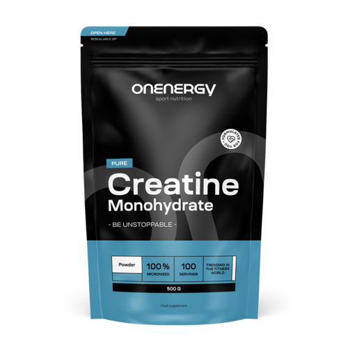100% Creatine monohydraat in poedervorm, 500 g