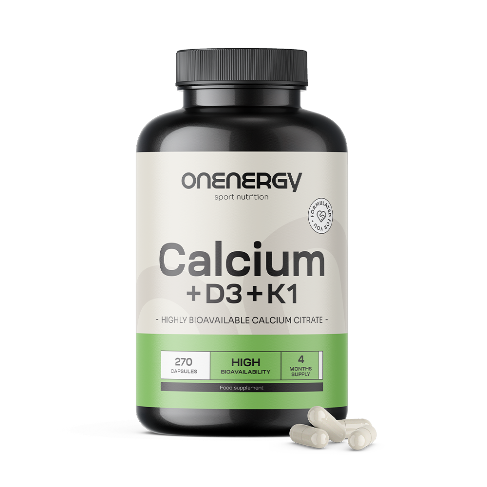 Calcium + Vitamine D3 + Vitamine K1 voor gezonde botten
