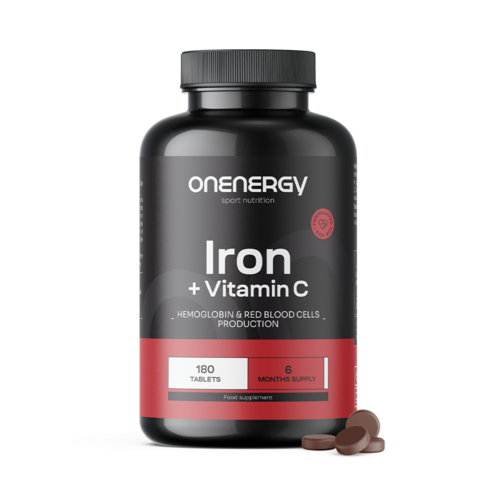 Ijzer + vitamine C, 180 tabletten