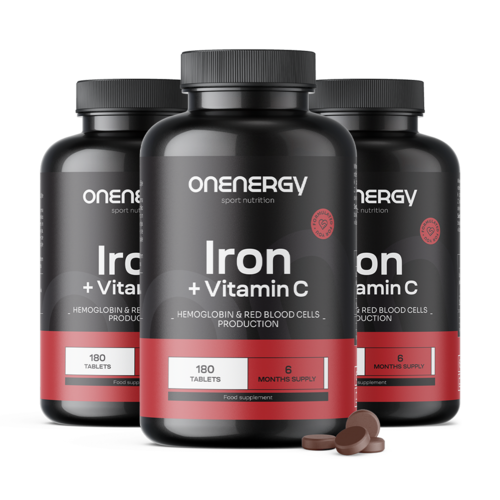 3x Ijzer + vitamine C, totaal 540 bruistabletten