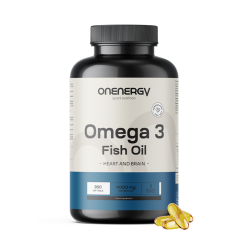 Omega-3 1000 mg – uit visolie, 360 zachte capsules