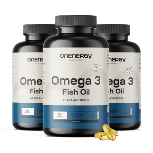 3x Omega-3 1000 mg – uit visolie, totaal 1080 zachte capsules