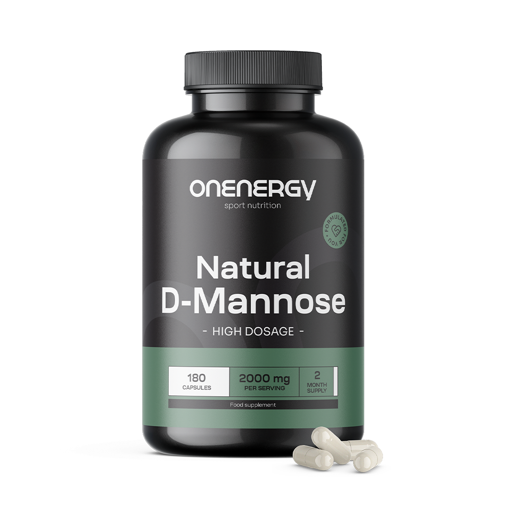 Natuurlijke D-mannose 2000 mg.