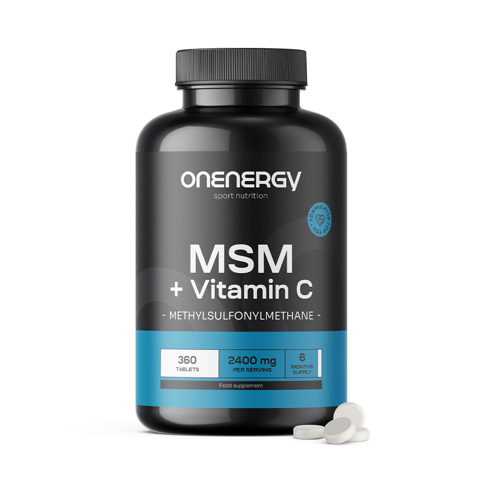 MSM 2400 mg - met vitamine C.
