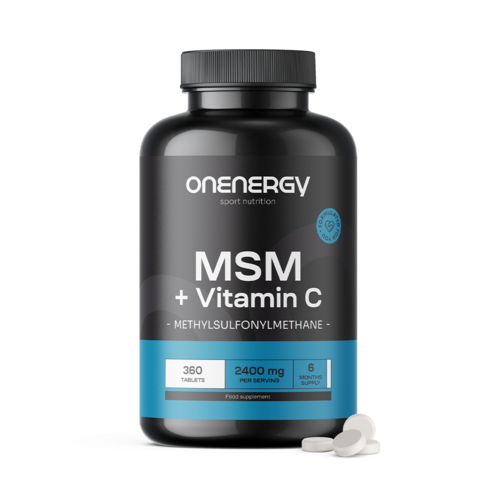 MSM 2400 mg - met vitamine C, 360 tabletten