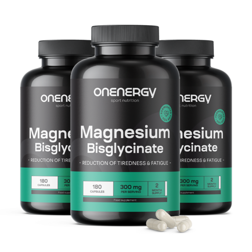 3x Magnesiumbisglycinaat 300 mg, totaal 540 capsules