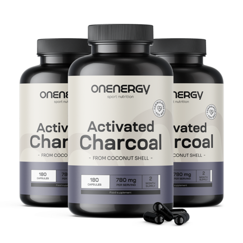3x Actieve kool 780 mg – uit kokosnootschillen, totaal 540 capsules