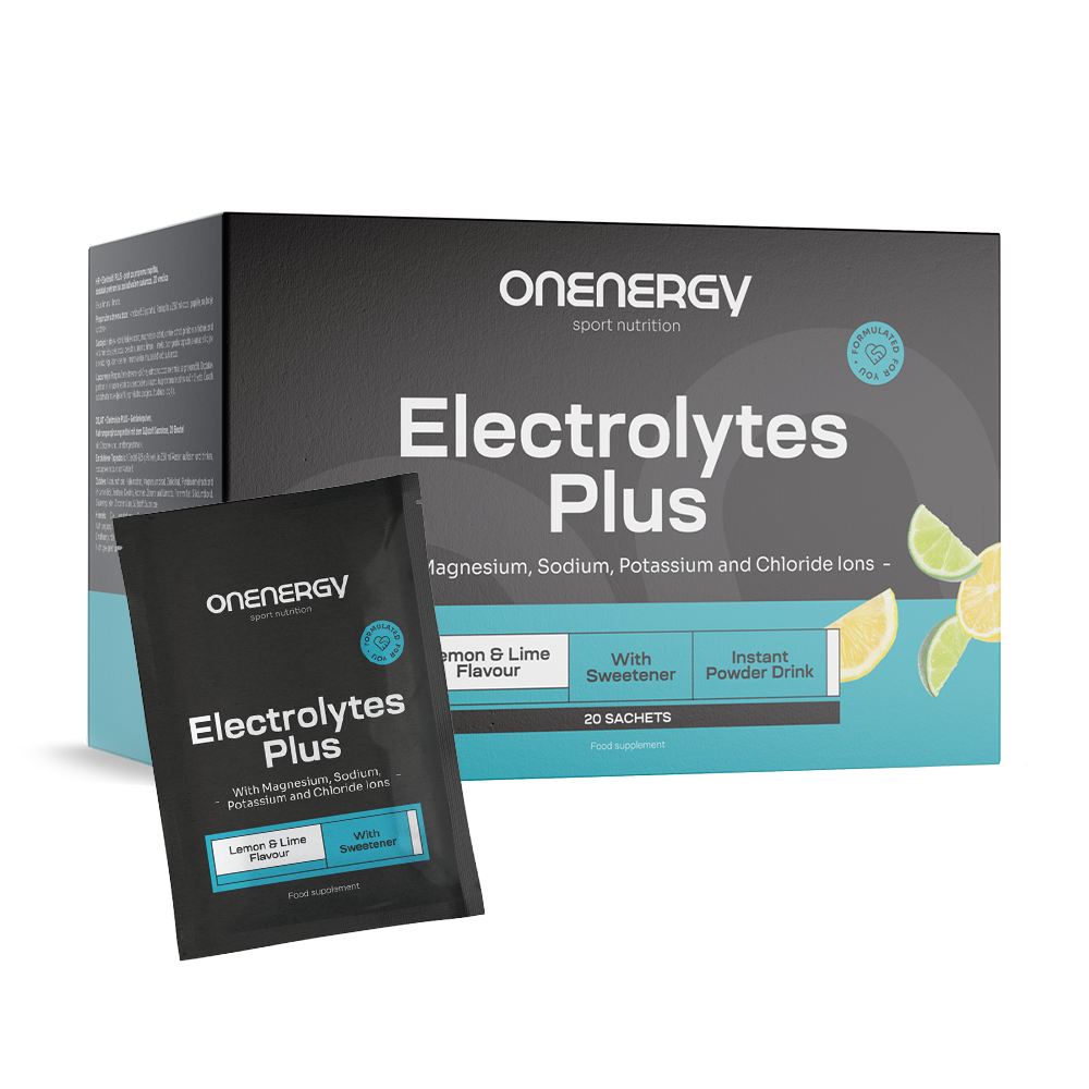 Elektrolyten - drinkpoeder in zakjes.
