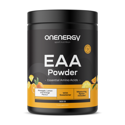 EAA  in poeder – ananas, citroen, sinaasappel, 500 g