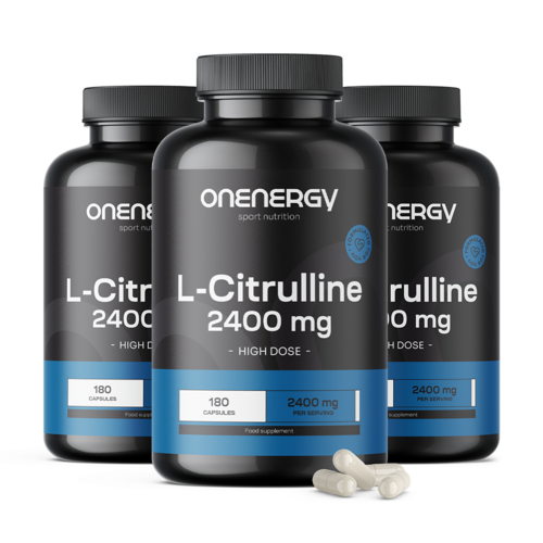3x L-citrulline 2400 mg, totaal 540 capsules