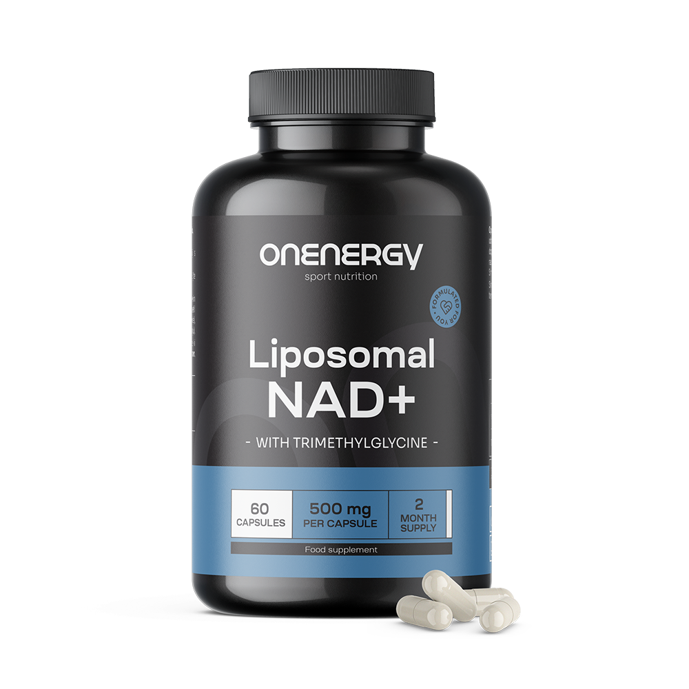 Liposomale NAD+ 500 mg - met trimethylglycine.