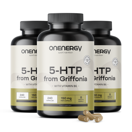 3x 5-HTP 150 mg – Griffonia Simplicifolia, totaal 720 capsules