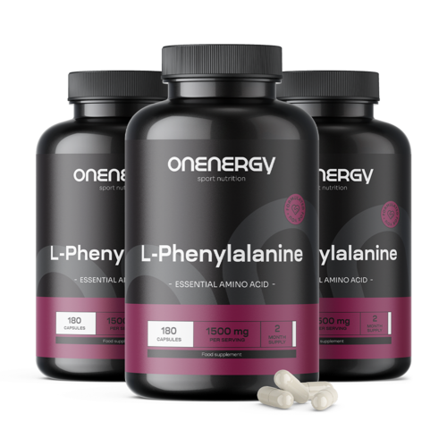3x L-fenylalanine 1500 mg, totaal 540 capsules