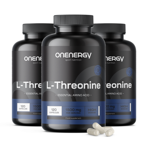 3x L-threonine 1500 mg, totaal 360 capsules