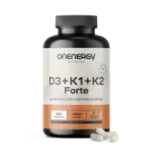 Vitamine D3 + K1 + K2 FORTE, 180 capsules