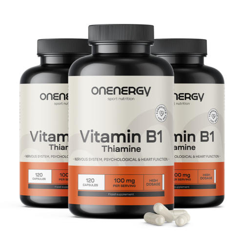 3x Vitamine B1 100 mg, totaal 360 capsules