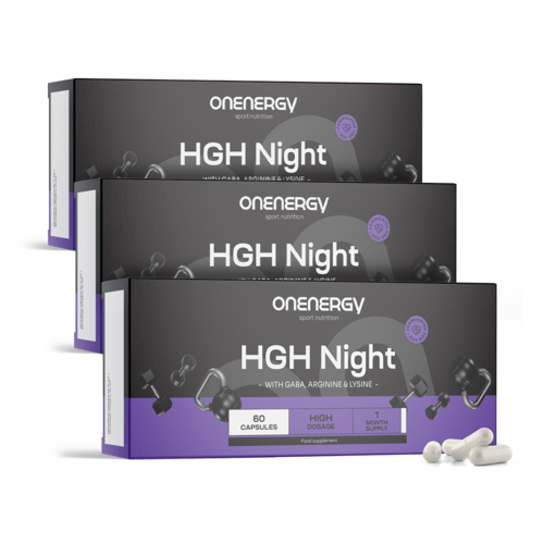 3x HGH Night – Natural HGH Booster, totaal 180 capsules